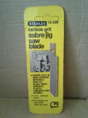 Vintage Stanley 15-428 Carbide Grit Sabre/Jig Saw Blade , NOS