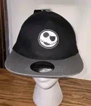 Nightmare Before Christmas Hat Cap OSFM Boys Black Flat Bill Snap Back Disney