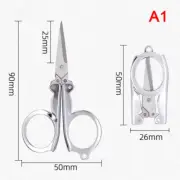 Folding Scissors Pocket Travel Small Crafts Sharp Blade Emergency Mini Foldable