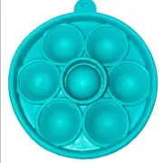 Green Round Mini Pop It Fidget Stress Relief Toy