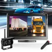 Wireless Rear View Kit HD LCD 5" Monitor Reverse Camera For Truck Caravan VAN RV