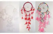 Dream Catcher with feather Wall Hanging Ornament Home Decor colourful