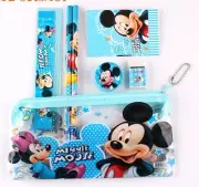 Minnie Mouse Mickey Mouse Pencil Case With Accessories US Seller New