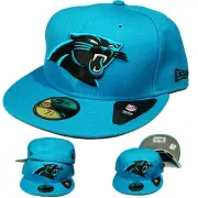 New Era NFL Carolina Panthers 5950 Fitted Hat Authentic Classic Wool size 7 1/2