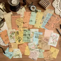 在飛比找蝦皮商城優惠-【CHL】糖詩復古花紋素材包 時光收藏冊系列 復古裝飾紙 手
