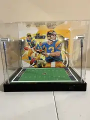 Kurt Warner Custom Full Size Helmet Display With LED Lights - Rams