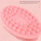 Silicone Body Exfoliating Brush Baby Bath Massage Brush Shower Scalp Scrubbe FTD