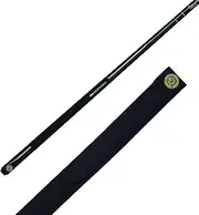 BCE Unisex Jw-10am BCE 2 Piece Mark Selby Snooker Pool Cue with Classic Case 145cm 9 5mm cue, Black Butt/Natural Wood Shaft, 57 UK