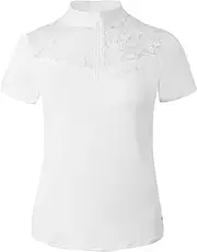 [HORZE] B Vertigo Kayla Womens Laced Short Sleeved Show Shirt