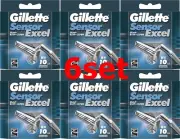Gillette Sensor Excel Single Item shaving blade 10 Replacement pcs Blades 6 set