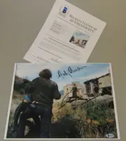 CLINT EASTWOOD & SCORPIO Dirty Harry DUAL Hand Signed 11"x14" Photo + Beckett