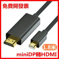 在飛比找蝦皮購物優惠-1.8米 迷你DP轉HDMI 4K*2K MiniDP to