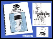 Mercury MERC 800 - Illustrated Parts Book 34 Pages - Diagrams & Part Numbers!