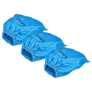 3x Textilfilter kompatibel mit Einhell TH-VC 1820 S, TH-VC 1820/1 S Staubsauger, Nass-/Trockensauger - Stoffbeutel, Abwaschbar Blau Blue
