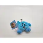 NEW Kirby Friends keychain plush blue Kirby / US SELLER