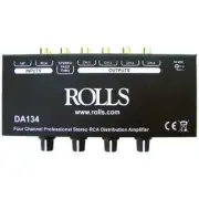 Rolls DA134 4 Channel Volume Control Mono Stereo RCA 1/8 inch Inputs Amplifier