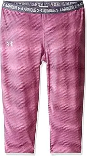 [Under Armour] Girls HeatGear Armour Printed Capris