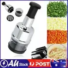 Manual Hand Press Garlic Onion Chopper Vegetables Food Cutter Processor Dicer
