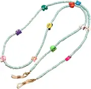 [JYHLSHBA] 2 Colourful Beaded Rice Beads Glasses Chain Sunglasses Chain Women'S Glasses Chain Glasses Rope