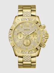 GUESS Gold Majestic Link Watch