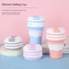 Reusable Silicone Tea Coffee Cup 350ml Collapsible Drinking Cup Travel Hiking