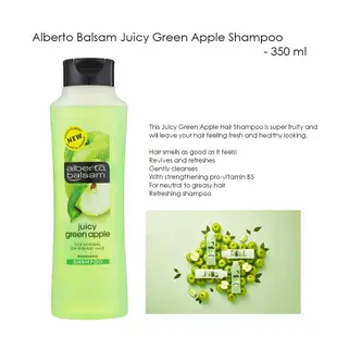 英國製 Alberto Balsam Green Apple Shampoo 青蘋果 洗髮精 新品