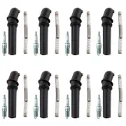 NGK 8 V-Power Spark Plugs 8 Coil Boots Kit for Ford Crown Victoria F-150 V8 Vin9 (for: Ford)