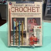 Vintage I taught Myself To Crochet NIP Instructions Diagrams Needles Complete