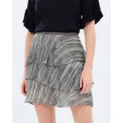 SABA fringe tiered skirt- Size 4- Brand new with tags