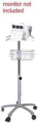 Rolling stand for bistos bt-300 fetal monitor (small wheel) USA
