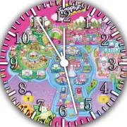 Shopkins Frameless Borderless Wall Clock Nice For Gifts or Decor E487