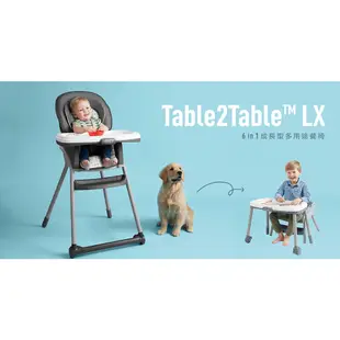 【GRACO】TABLE2TABLE™LX 6-in-1 Highchair 6 in1成長型多用途高腳餐椅