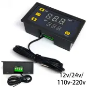 12/ 24V/ 110V-220V Digital Temperature Controller Temp Sensor Thermostat Control
