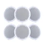 Giantz 6 Inch Ceiling Speakers In Wall Speaker Home Audio Stereos Tweeter 6pcs