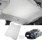 LUCKEASY Auto Accessories Sunshade for Ford Mustang Mach-E 2021-2022 Car Interior Window Sunroof Sun Shade net Foldable Sun Shield（Grey）