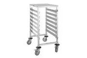 Vogue Gastronorm Racking Trolley 7 Level - Racking Trolleys (GG498) - GG498