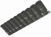 SP Tools SP20260 - Impact Socket Set 3/8" Drive 10 Piece Metric Deep Sockets C/W Socket Rail
