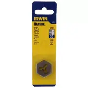 Irwin Hanson 9420 1/4"-20NC RH 1" Carbon Steel Hex Die