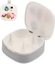 Portable Mini Pill Organizer Case Compact Storage with Cute Travel Holder for Medicine Reusable and Dust Resistant Container for Go Use