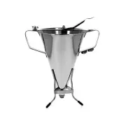 de Buyer KWIK MAX Piston Funnel - 3.5 qt - Stainless Steel Kitchen Funnel for...