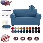 Stretch Loveseat Slipcover - Durable, Machine Washable Sofa Protector in Niagara