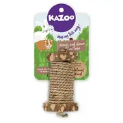 Kazoo Exclusive Nibble & Gnaw Grass Tube Small Pet Toy