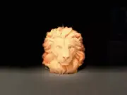 Lion Pillar Candle