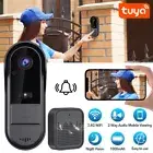 Wireless WiFi Video Doorbell Tuya Smart Phone Door Ring Intercom Security Camera
