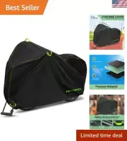 Eco-Friendly 210D Bike Cover with Storage Bag - Ultimate Protection for 1 Bike