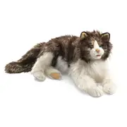 Folkmanis Ragdoll Cat 71cmAnimal Hand Puppet Kids/Children Storytelling Toy 3+