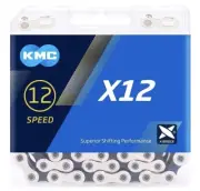 KMC X12 12 Speed Chain 126L Silver and Black Suits Shimano, Sram & Campagnolo