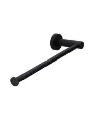 Meir Guest Towel Holder Round Rail Matte Black MR05-R