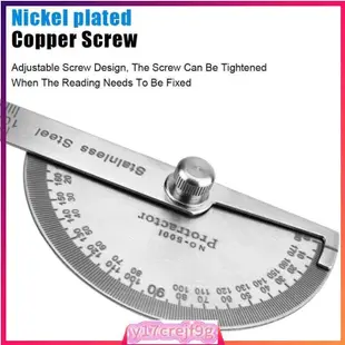 Metal Angle Finder Stainless Steel Woodworking Tools 180 Deg