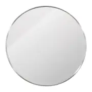 Barelli 1100 x 1100mm Brushed Nickel Large Flynn Round Framed Mirror